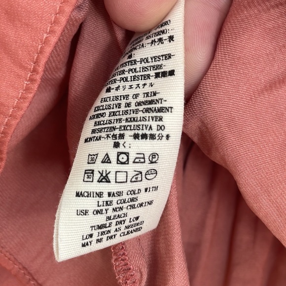 Free People ultra feminine corset style lace up waist, flowing top - Picture 5 of 5